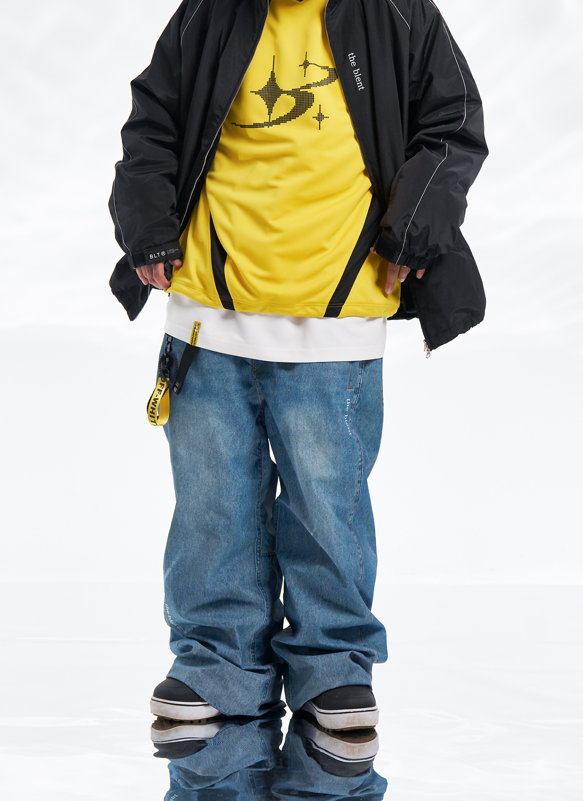 블렌트 2425 BLENT LUNA PANTS DTP INDIGO DENIM 스노우 보드복